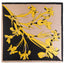 Iris Contrast Print Silk-Feel Square Scarf
