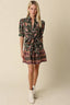 Dana Floral Wrap Mini Dress