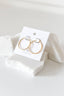 Michelle 18k Gold Plated Hoop Earrings