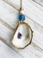 Gilded Oyster Shell Ornament