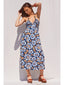 Blue Bloom Maxi Dress