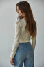 Ivory Bloom Lace Top