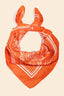 Light Paisley Design Square Bandana Scarf