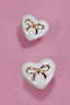 Bow & Heart Studs