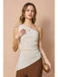 Linen Asymmetrical Top
