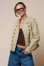 Denim Button Down Jacket - Hallelu Clothing Boutique