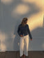 Denim Military Jacket - Hallelu Clothing Boutique