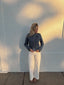 Denim Military Jacket - Hallelu Clothing Boutique