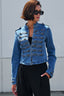 Denim Military Jacket - Hallelu Clothing Boutique
