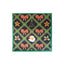 Vintage Santa And Bow Christmas Square Scarf