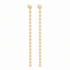 Disc Chain Drop Earrings (J25)