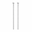 Disc Chain Drop Earrings (J25)