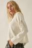 Textured Knit Half-Zip Mock-Neck Sweater