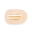Round Flat Hair Clip | Medium | Almond Beige