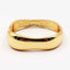 Gold Curved Bangle Bracelet