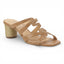 Bruno Menegatti Leather Slide Mules Sandals - Coconut 59010