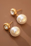 18K Gold Plated Waterproof Stainless Steel Drop Earrings - 7774