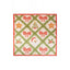 Vintage Santa And Bow Christmas Square Scarf