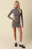 Elena Stripe Mini Skirt - Hallelu Clothing Boutique