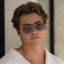 Logan Acetate Aviator Mens Sunglasses