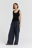 ribbed scoop neck tank top