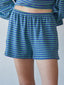 Striped Straight Shorts