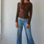 Knit Foldover Top
