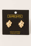 Gold Dipped Seashell Earrings