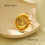 Ocean Starfish Shell Stainless Steel Ring_CWMM12421