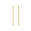 Disc Chain Drop Earrings (J25)