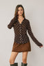 Faded Checker Espresso Top - Hallelu Clothing Boutique