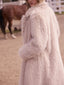 Faux Fur Midi Coat - Hallelu Clothing Boutique