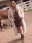 Faux Fur Midi Coat - Hallelu Clothing Boutique