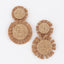 Faux Straw Dangle Earrings - Hallelu Clothing Boutique