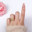 The Ariel Gold Clam Shell Star Fish Beach Adjustable Ring