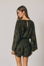Floral Velvet Kimono Romper - Hallelu Clothing Boutique