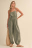 Gauze Backless Aladdin Jumpsuit - Hallelu Clothing Boutique