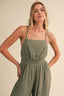 Gauze Backless Aladdin Jumpsuit - Hallelu Clothing Boutique