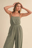 Gauze Backless Aladdin Jumpsuit - Hallelu Clothing Boutique