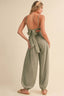 Gauze Backless Aladdin Jumpsuit - Hallelu Clothing Boutique