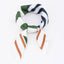 Geometric Stripe Square Scarf - Hallelu Clothing Boutique
