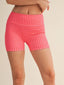 Gingham Print Biker Shorts