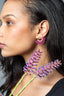 Goddess Beaded Fan Stud Earrings - Hallelu Clothing Boutique