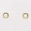 Gold Clear Studs
