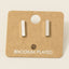 Gold Dipped Dainty Mini Bar Stud Earrings - Hallelu Clothing Boutique