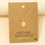 Gold Dipped Sun Rise Pendant Necklace - Hallelu Clothing Boutique