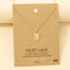 Gold Dipped Sun Rise Pendant Necklace - Hallelu Clothing Boutique
