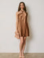 Golden Sleeveless Mini Dress - Hallelu Clothing Boutique