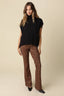 Grace Mock Neck Knit Sweater - Hallelu Clothing Boutique