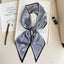 Grey Ribbon Head Scarf - Hallelu Clothing Boutique